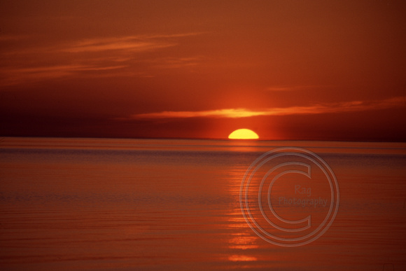 1361 Sun Rise on Lake Michigan