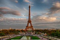 4564 Eiffel Tower H-sunset